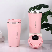 Grande Tasse de Voyage Isotherme en Acier Inoxydable 304 Grande Capacité, Écologique, Couleur Personnalisable, Portable, pour Bureau, Promotion et Fêtes