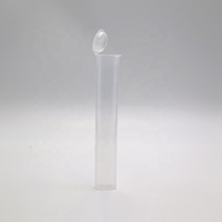 Tubo Transparente Personalizado con Tapa a Presión a Prueba de Niños de 73 mm, 80 mm, 85 mm, 98 mm, 109 mm, 116 mm, 120 mm, Blanco Opaco Personalizado