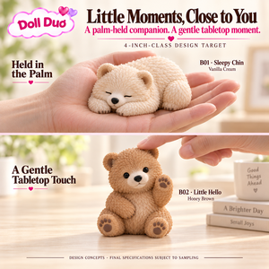 Muñeca de Silicona de Cuerpo Completo Personalizada, Mini Oso Dormilón, Juguete Sensorial para Aliviar el Estrés, Regalo de Navidad Personalizado para Niños - Product Image 5