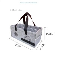 Sac de transport personnalisé en feutre pour Toniebox et Tigerbox Touch Audio Cubes