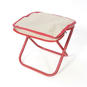 Portable <b>Foldable</b> Mini <b>Chair</b> Stool with Oxford Fabric and Iron Frame for Outdoor <b>Garden</b> - Product Image 1