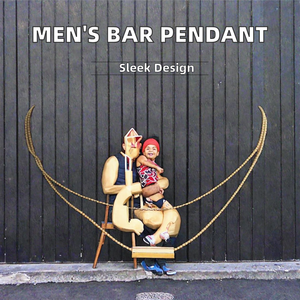 Hot Selling Men's Stainless Steel Necklaces Minimalist 40mm Gold Silver Black Rectangle Bar Pendant Trendy Geometric Style - Product Image 2