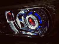 Promotion : Phares de Voiture à LED avec Anneaux Halo Angel Eyes, Projecteurs Bi-LED et Cache de Phare, Feux de Jour et Lampes Décoratives de Rétrofit