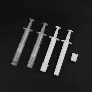 5g Straight Push Tube PP Plastic Gel Tube Disposable Vaginal Private Part Applicator Anal Applicator Independent Packaging