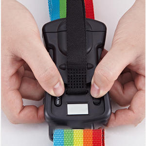 Custom Made Print Logo Polyester Reisetasche Koffer Gepäck gurt Gürtel mit Wiege schloss Nylon Gepäck riemen mit Zolls chloss - Product Image 3