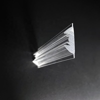Bming plastique décoratif led bande linéaire profil lentilles optiques PMMA luminaire lentille
