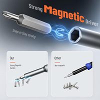 Kit de tournevis de précision 25-en-1, mini-outils de réparation de lunettes, magnétique, en acier au chrome-vanadium pour