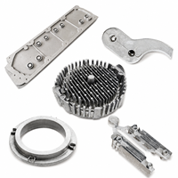 Pièces de fonderie par gravité en aluminium et Zamak 5 de haute précision, sur mesure, OEM, vente en gros, pour composants de machines industrielles minières