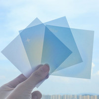 Notes autocollantes transparentes personnalisées imprimées par le fabricant, colorées, mignonnes, à déchirer, pour liste de choses à faire