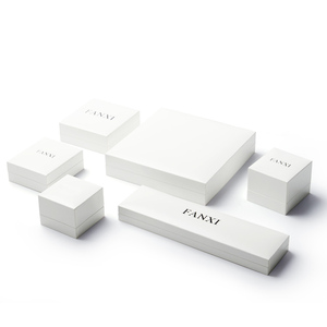 FANXI Wholesale Custom logo Jewelry <b>Box</b> <b>White</b> New Arrival Ring Necklace Pendant Jewelry Packaging <b>Box</b> Fancy Paper Jewelry <b>Box</b> - Product Image 5