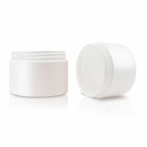 8oz 9oz 100% PCR Plastic White Matte Result Body Scrub Jar Container With Frosted Matte Lids 250ml Post Consumer Plastic Jars