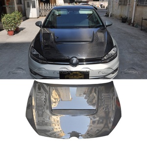 Cubierta de Motor Estilo VRS de Fibra de Carbono OLOTDI para Volkswagen VW Golf 7 GTI MK7 7.5, Accesorios de Estilo para Auto - Product Image 2