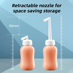 Buy 300ml Travel Bidet Sprayer Customizable Retractable Nozzle Portable Bidet Shattaf Peri Bottle For Postpartum Care