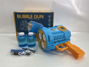 Machine à bulles électrique lumineuse à 36 trous avec flux continu et lumières LED pour enfants - Product Image 6