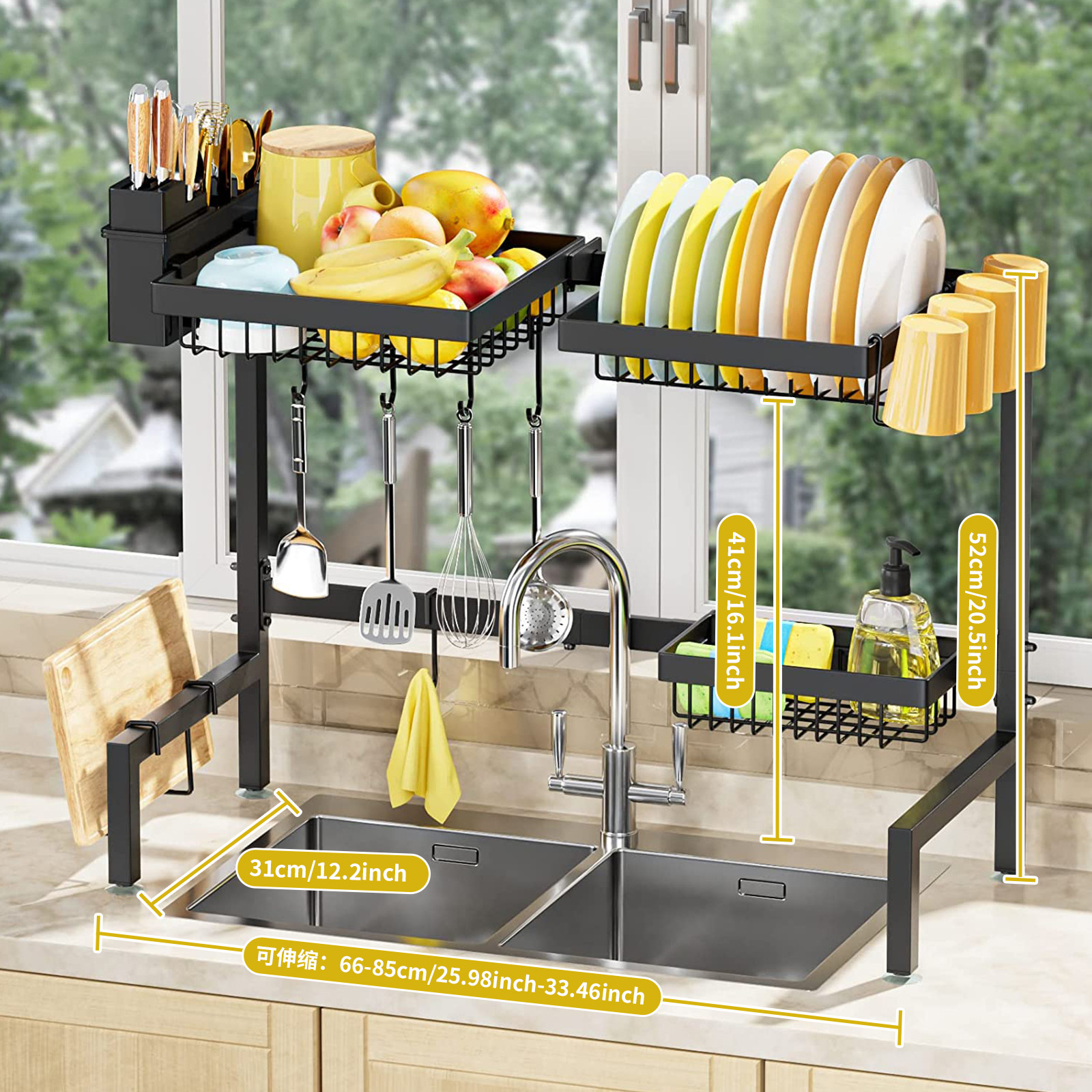 3 cestas tipo portacubiertos de plástico