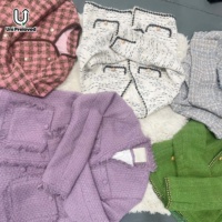 Balles de vêtements usagés en tweed, Balles de manteaux en tweed d'occasion pour femmes