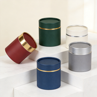 Tube en kraft personnalisé de haute qualité, écologique, imprimé, pour emballages cadeaux ronds de produits de soin, bijoux, montres, parfums, bougies