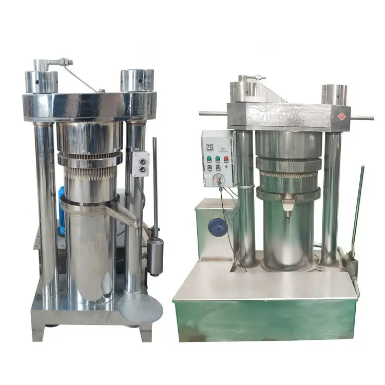 Ev ticari hidrolik zeytin yağ çıkarma makinesi susam tohumları için küçük avokado soğuk yağ baskı makinesi