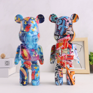 Salvadanaio in Resina a Forma di Orso Violento Decorazioni Nautiche per la Casa Ornamento Animale Anime per Regalo Aziendale Statuetta Decorazione Natalizia - Product Image 2