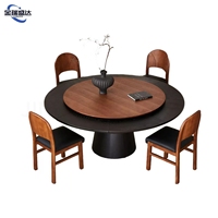 Table à manger rotative et extensible Jinruisheng Daflei en bois massif, style mi-siècle, frêne blanc, mobilier de maison pour petits espaces