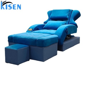 เก้าอี้นวดไฟฟ้า Kisen Luxury 110V 220V สีชมพู ขาว น้ำเงิน สำหรับทำเล็บเท้าและสปา เหมาะสำหรับร้านเสริมสวย - Product Image 2