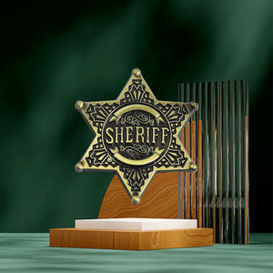 Insignia Metálica Hexagrama SHERIFF, Diseño Exquisito - Product Image 2