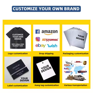 T-shirt a Maniche Corte di Alta Qualità, 200g 100% Cotone, Casual, Oversize, per <span class=keywords><strong>Uomo</strong></span> e <span class=keywords><strong>Donna</strong></span>, con Stampa Personalizzata - Product Image 2