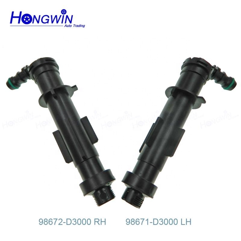 Buse Lave-phares Avant Droite/gauche Pour Hyundai Santa Fe 2013-2016 - Nozzle Pair De Remplacement, Référence OEM