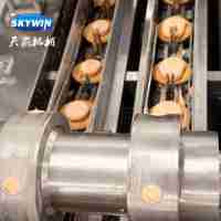 Machine automatique Skywin à deux voies pour biscuits fourrés à la crème, haute productivité, pour noix et lait, nouvelle machine d'emballage flow-pack