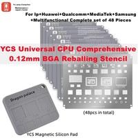 Plantilla Universal Multifunción YCS de 49 Piezas para CPU de Teléfonos Móviles QM/MTK/AD, Chip de CPU para Teléfono