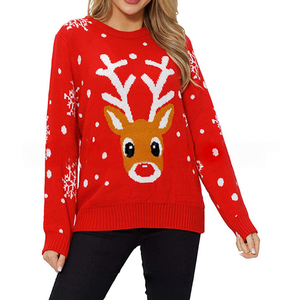 Wholesale Custom <strong>Christmas</strong> Sweater Manufacturer <strong>Couple</strong> Matching Knitwear Pullover <strong>Jumper</strong> Unisex Design <strong>Christmas</strong> Men Sweater - Product Image 2