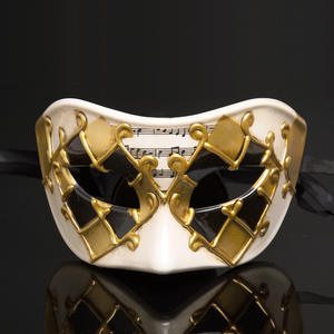 प्लास्टिक हेलोलीन बकरी भेड़ हड्डी की खोपड़ी के लिए पशु आधा चेहरा मास्क - Product Image 4