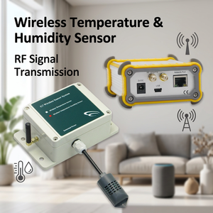 Wireless <b>Temperature</b> Humidity Sensor System With RF Signal Transmission And Gateway For Indoor Monitoring - Product Image 1