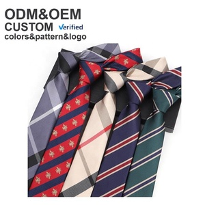 Corbata de Jacquard Tejida de Alta Calidad con Logotipo, Diseño y Patrón Personalizados, Corbata de Estilo Ejecutivo para Hombre, Venta al Por Mayor - Product Image 1