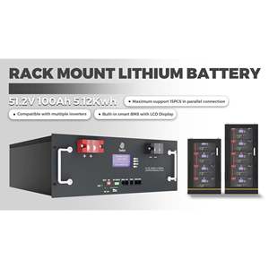 Batterie lithium-ion de stockage d'énergie domestique de qualité A montée en rack 48V 100Ah avec énergie solaire 15kw 10kw 5kw pour les appareils électroménagers - Product Image 4