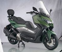 Scooter de tourisme haute performance à démarrage sans clé, ABS, 300cc, 4 temps, refroidissement par eau, Euro5, EFI, réservoir de 8L, pour adultes