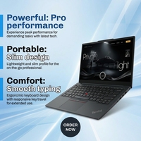 Laptop ThinkPad E14 AI 2026 14 inci Layar 2.8K Prosesor Intel Core Ultra 16-Core 64GB DDR5 120Hz Windows 11 Cepat untuk Bisnis/Gaming