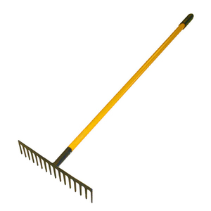 Sud Africa 16 denti Giallo Cavallo Arena Giardino <span class=keywords><strong>Erba</strong></span> Metallo <span class=keywords><strong>Rastrello</strong></span> - Product Image 1