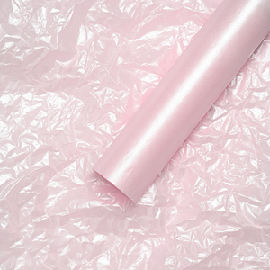 Carta da Regalo Sintetica Floreale a Doppio Lato con Effetto Stropicciato, Sottile, per Fioristi, Matrimoni, Festa della Mamma, Vendita all'Ingrosso - Product Image 4