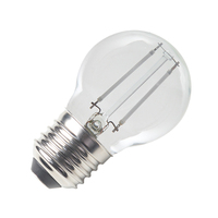 Ampoule LED vintage en verre transparent G45, dimmable, 220V, culot E27