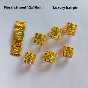 Netto rosso popolare Cool Hip Hop stile Punk treccia forcina per <span class=keywords><strong>capelli</strong></span> in alluminio metallo accessorio per acconciatura popolare Dreadlock <span class=keywords><strong>trecce</strong></span> - Product Image 5