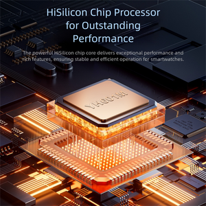 HX27 นาฬิกาอัจฉริยะระบบปฏิบัติการ Harmony <span class=keywords><strong>OS</strong></span> พร้อม AI ติดตามการนอนหลับ ตรวจสอบสุขภาพ นาฬิกาออกกำลังกาย กันน้ำ IP68 หน้าจอ AMOLED 1.5 นิ้ว รองรับคำสั่งเสียง AI - Product Image 4