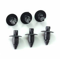 Clips de fixation universels pour pare-chocs de voiture, type poussoir, en nylon noir, à tête de flèche, pour garnitures de pare-chocs et grilles automobiles