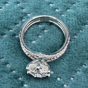 Elegante Anillo de Diamantes Cultivados en Laboratorio de Platino PT950, Joyería Fina Unisex de Lujo, Colección de Regalos de Aniversario - Product Image 5