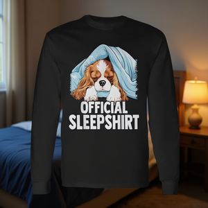 Camiseta oficial de manga larga para dormir Cavalier King Charles Spaniel - Product Image 3