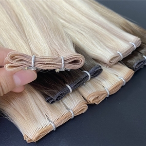 Extensiones de <span class=keywords><strong>Cabello</strong></span> Balayage de Baja Luminosidad, Extensiones de <span class=keywords><strong>Cabello</strong></span> 100% Humano, Tramas Finas Invisibles de Doble Grosor - Product Image 4