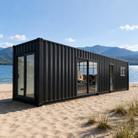 Maison modulaire à deux étages en conteneurs pour une vie de luxe en duplex, projets de logement et de villas haut de gamme