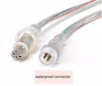 Câble multi-brins QUANWEI 2 3 4 5 broches 16AWG 20AWG à gaine transparente pour connexion d'appareils, cordon d'alimentation pour éclairage LED RGB