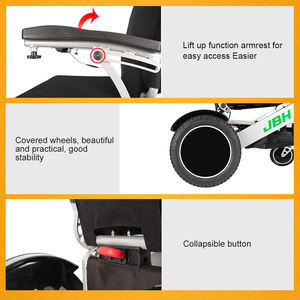 Fauteuil roulant électrique pliant avec fauteuil roulant léger - Product Image 6