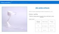 Orthèse de pied tombant AFO, support postopératoire cheville-pied, personnalisable, sans chauffage requis